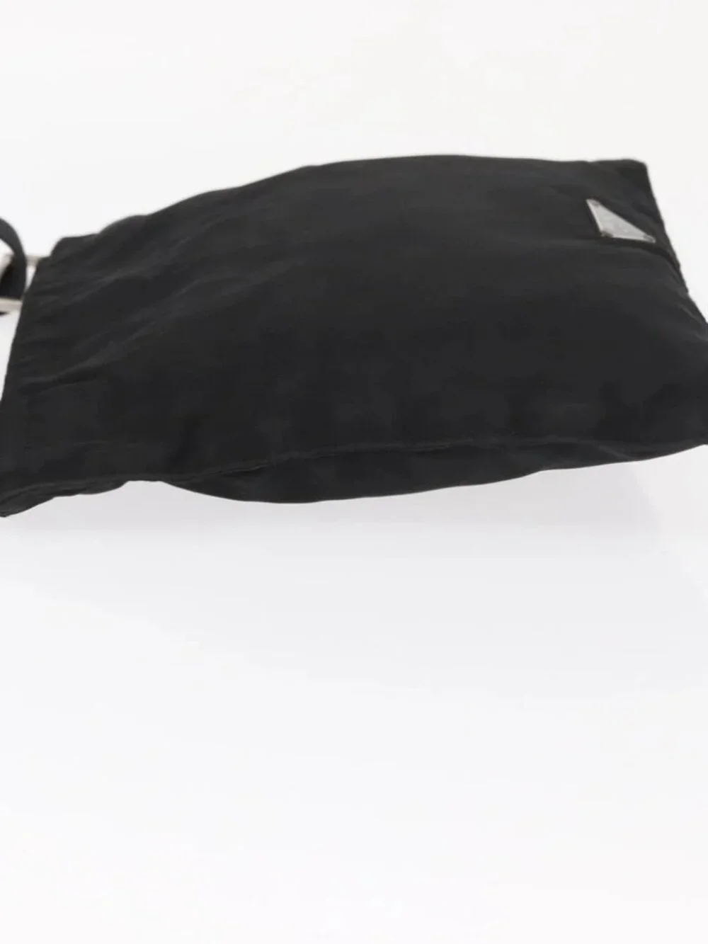 PRADA Shoulder Bag Nylon Black Silver Auth - Picture 5 of 16